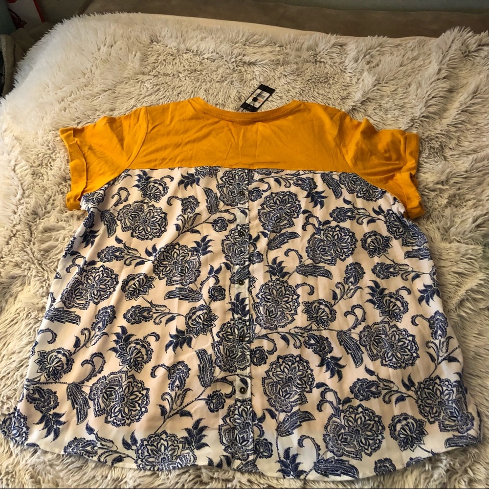 NWT Tommy Hilfiger color combo shirt 3X